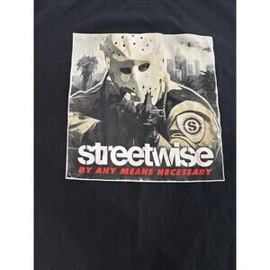 Streetwise black men’s t-shirt in size 2XL